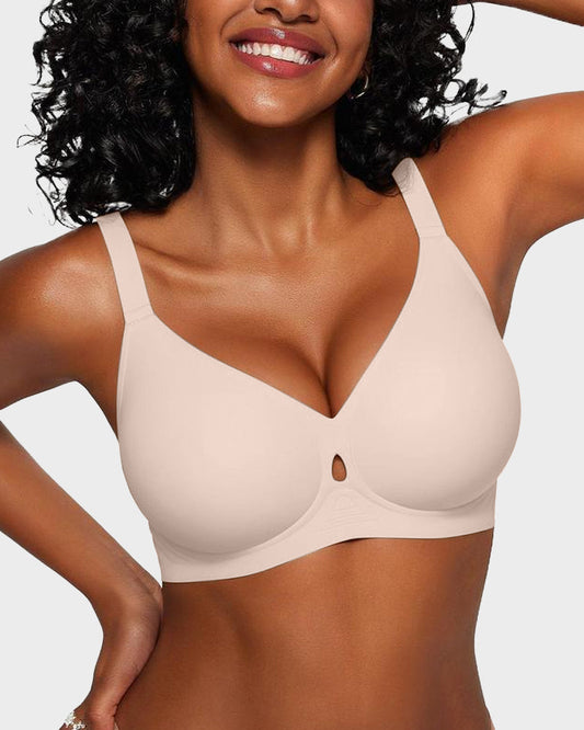 Invisible Jelly Lift Bra with Breathable Water Drop Hollow